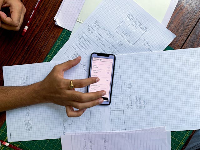 Workspace scene representing software delivery